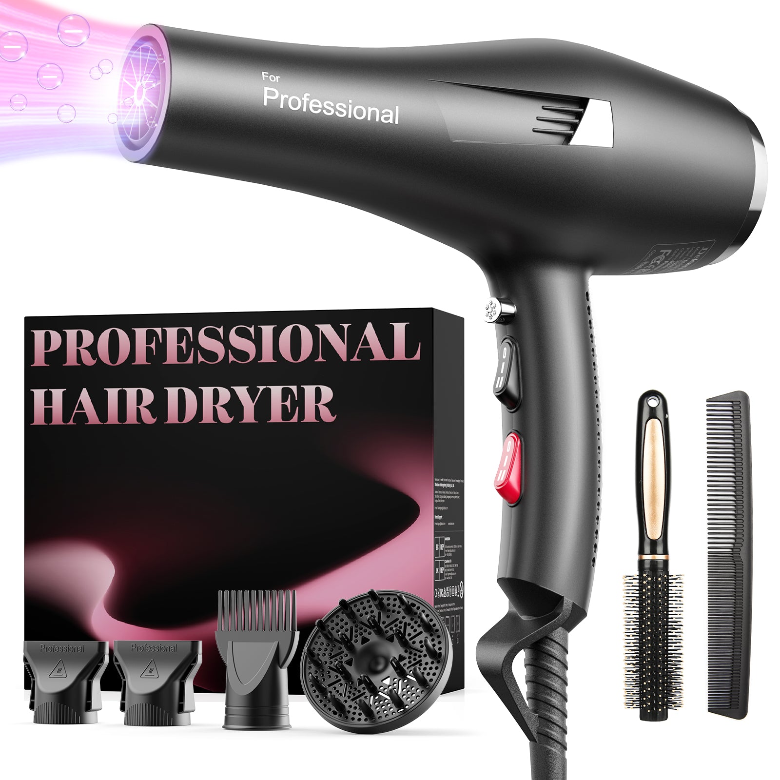 Hair Straightener Ion Switch Hair Dryer Remington Ionic Hair