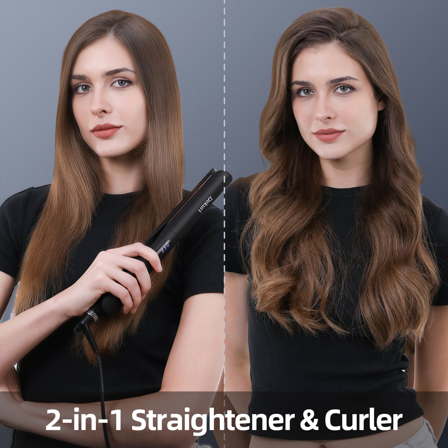 Dekuri FastSmooth Hair Straightener Round R1